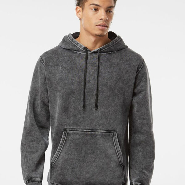 Unisex Midweight Mineral Wash Hooded Sweatshirt Thumbnail